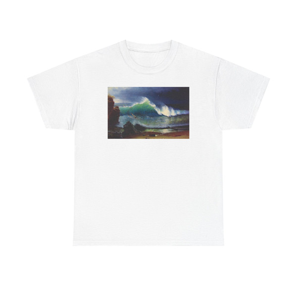 BIERSTADT, Albert - The Shore of the Turquoise Sea (Artwork) T-Shirt