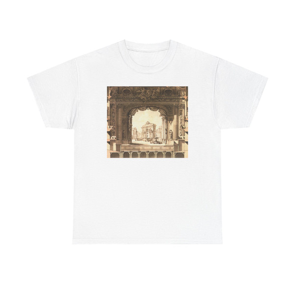 GABRIEL, Ange-Jacques - Elevation Drawing of the Stage, Versailles Opera House (Artwork) T-Shirt