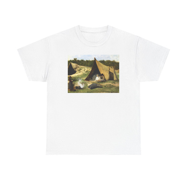BIERSTADT, Albert - Indian Camp (Artwork) T-Shirt