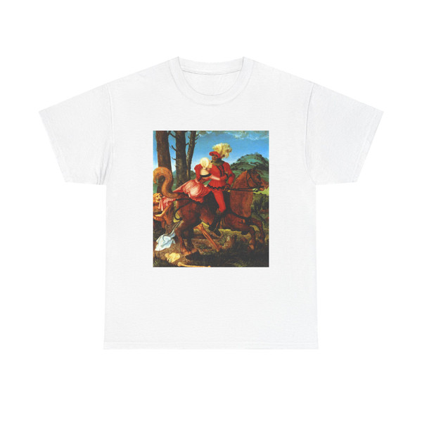 BALDUNG GRIEN, Hans - allegory -The Knight, the Young Girl, and Death (Artwork) T-Shirt