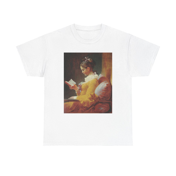 FRAGONARD, Jean-Honore - A Young Girl Reading (Artwork) T-Shirt