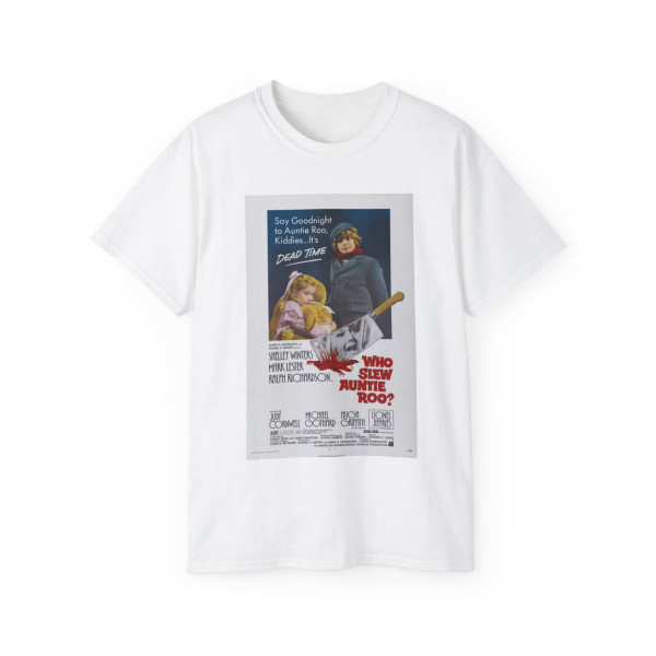WHO SLEW AUNTIE ROO 1971 Movie Poster - T-Shirt