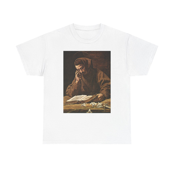 BASSETTI, Marcantonio - St Antony Reading (Artwork) T-Shirt