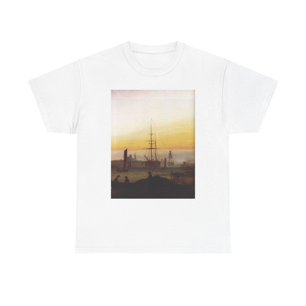 FRIEDRICH, Caspar David - Greifwald Harbour (Artwork) T-Shirt