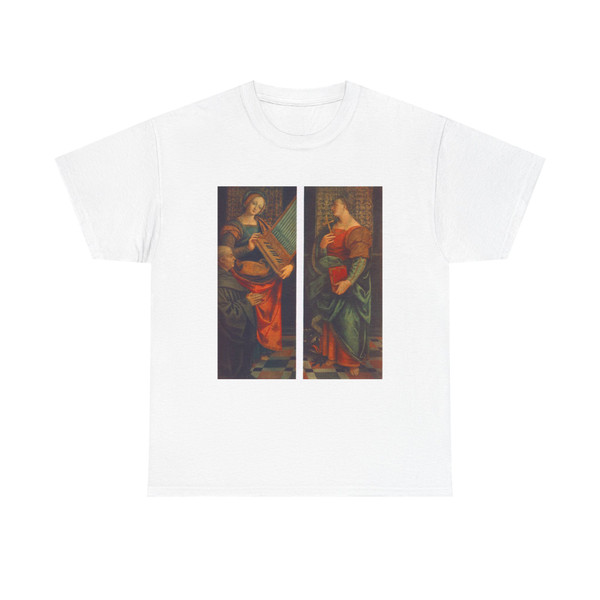 FERRARI, Gaudenzio - St Cecile with the Donator and St Marguerite (Artwork) T-Shirt