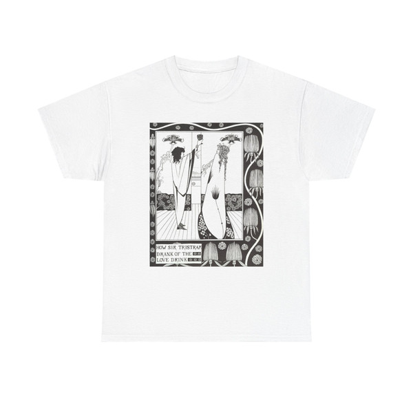 BEARDSLEY, Aubrey - How Sir Tristram Dran of the Love Drink (Artwork) T-Shirt