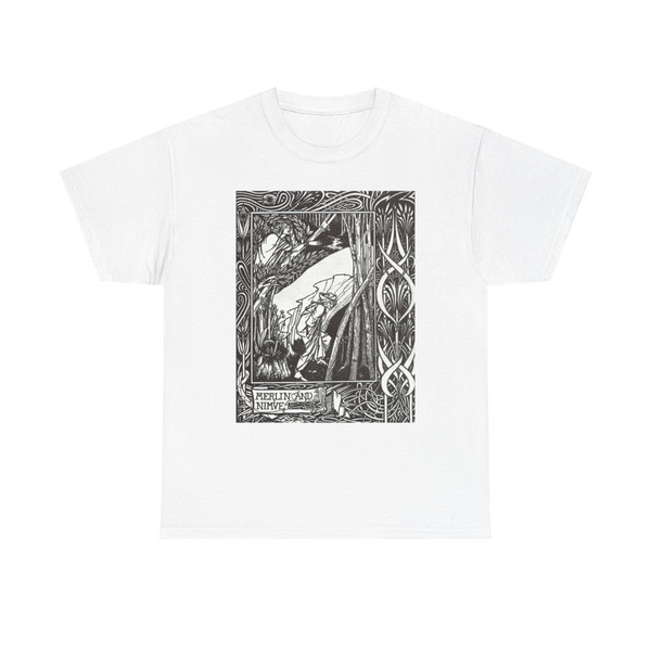BEARDSLEY, Aubrey - Merlin and Nimue (Artwork) T-Shirt