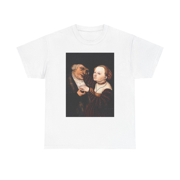 CRANACH, Lucas the Younger - The Ill Matched Lovers (Artwork) T-Shirt