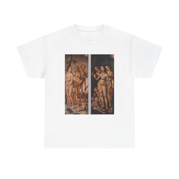 BALDUNG GRIEN, Hans - allegory -Three Ages of Man and Three Graces (Artwork) T-Shirt