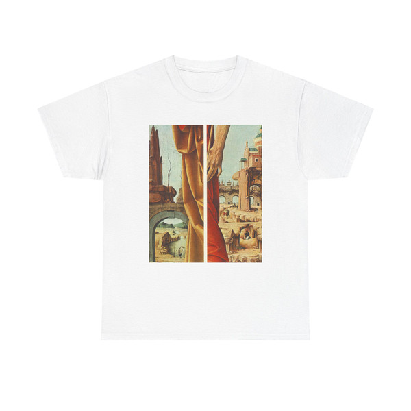 COSSA, Francesco del -griffoni- St Peter and St John the Baptist (details) (Artwork) T-Shirt