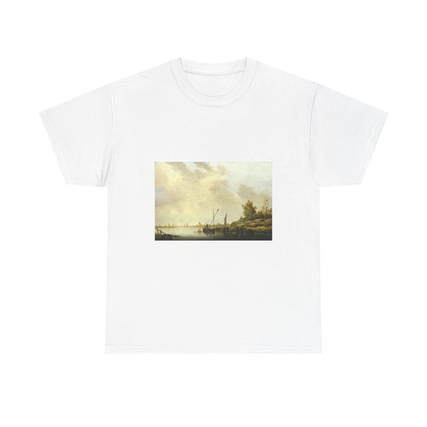 CUYP, Aelbert - A River Scene with Distant Windmills (Artwork) T-Shirt