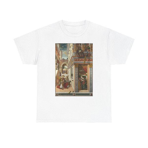 CRIVELLI, Carlo - Annunciation with St Emidius (Artwork) T-Shirt