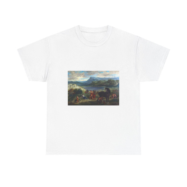 DELACROIX, EUGENE - Ovid among the Scythians (Artwork) T-Shirt