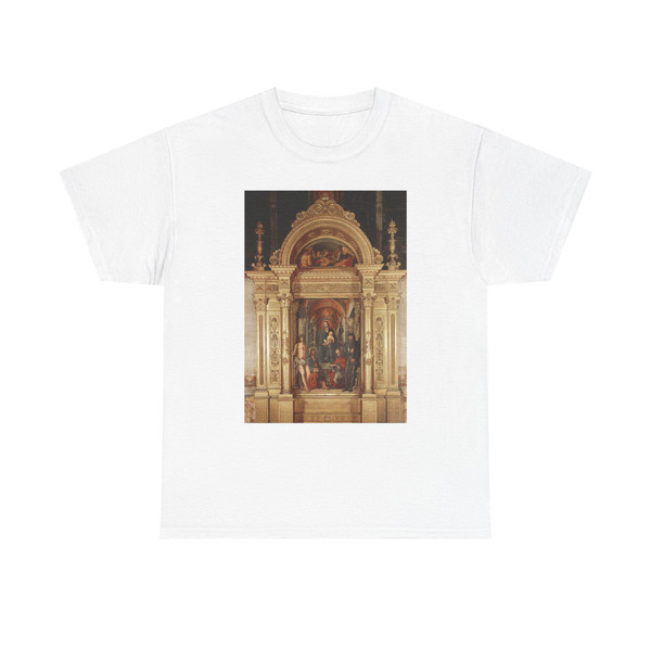 COSTA, Lorenzo - Madonna and Saints (Artwork) T-Shirt