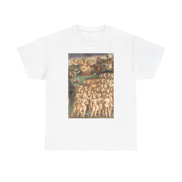 COSSA, Francesco del - Schifanoia -April and May- Triumph of Apollo (detail)2 (Artwork) T-Shirt