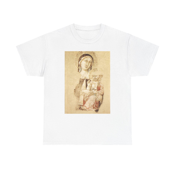 GADDI, Agnolo - Madonna with Child (fragment) (Artwork) T-Shirt
