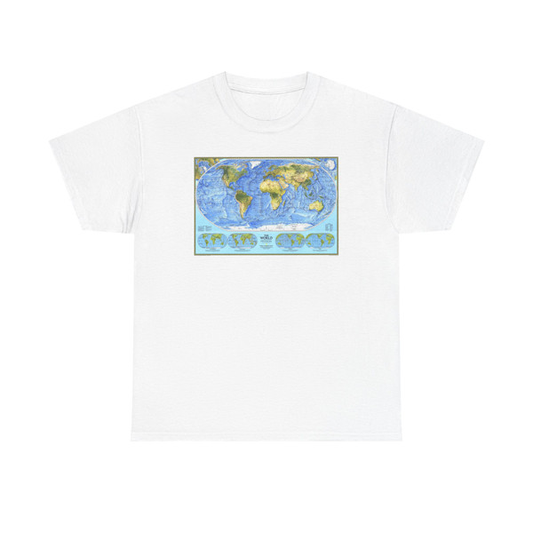 World Map - Physical (1994) (Map) T-Shirt