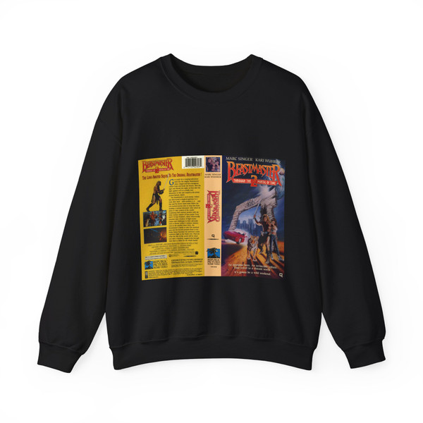 BEASTMASTER 2 (VHS COVER) Crewneck Sweatshirt