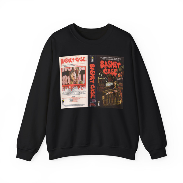 BASKET CASE (VHS COVER) Crewneck Sweatshirt