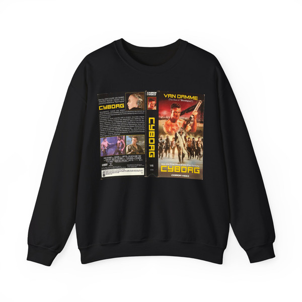 CYBORG (VHS COVER) Crewneck Sweatshirt