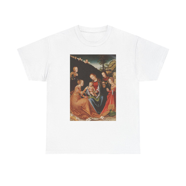 CRANACH, Lucas the Elder - The Mystic Marriage of St Catherine (Artwork) T-Shirt