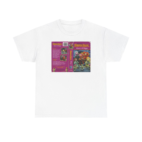 FRAGGLE ROCK WHERE IT ALL BEGAN (VHS COVER) T-Shirt
