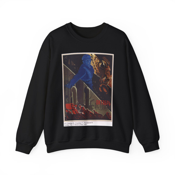Soviet Era Poster 23 - Crewneck Sweatshirt