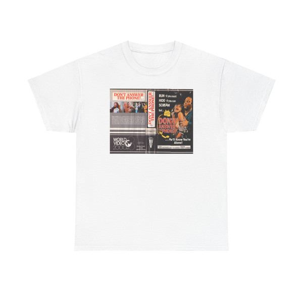 DONT ANSWER THE PHONE WORLD VIDEO 2000 LTD (VHS COVER) T-Shirt