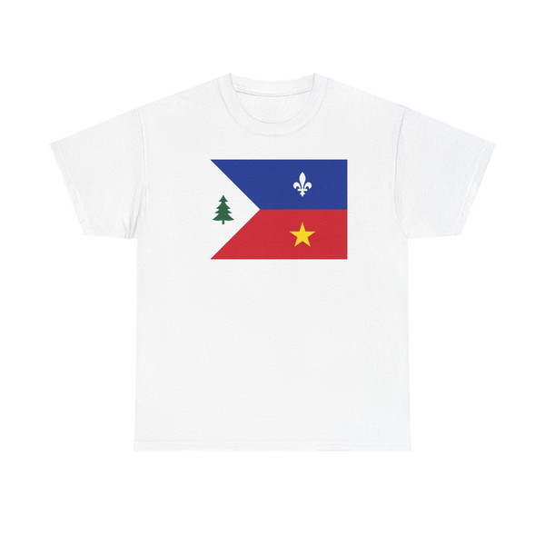 Drapeau de lAcadie occidentale (United States) T-Shirt