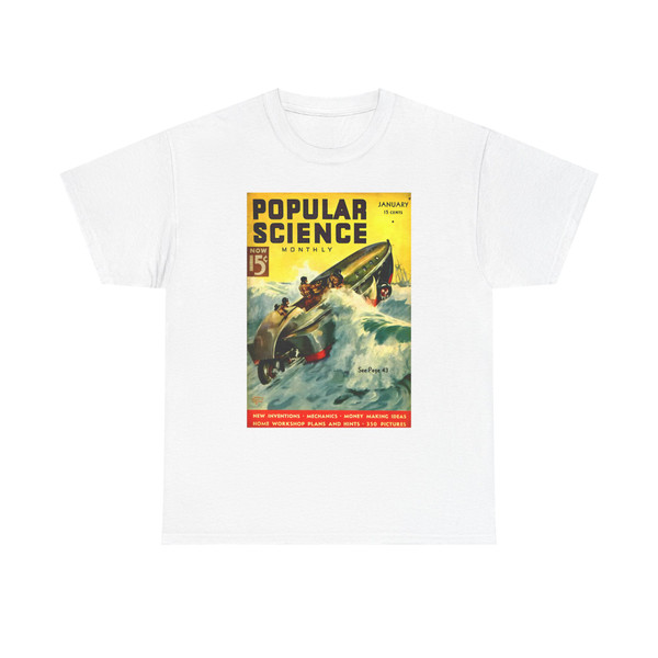 Popular Science 1937-01 (Magazine Cover) T-Shirt