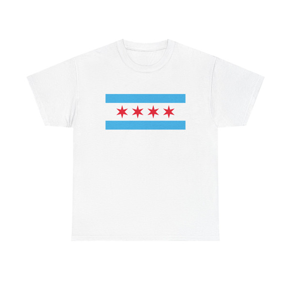 Flag of Chicago Illinois (United States) T-Shirt