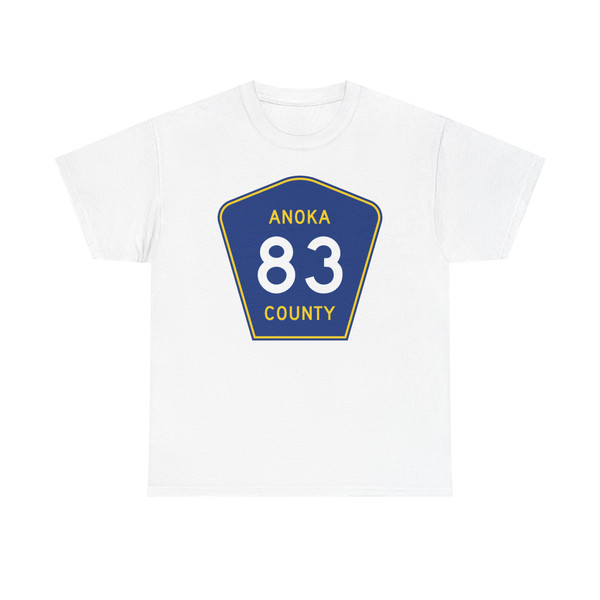 Anoka County 83 (Minnesota) (Road Sign) T-Shirt