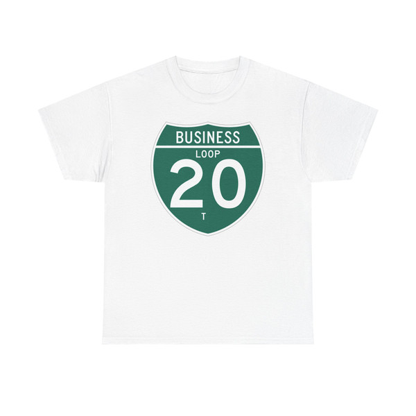 Business Interstate 20-T TX (Texas) (Road Sign) T-Shirt