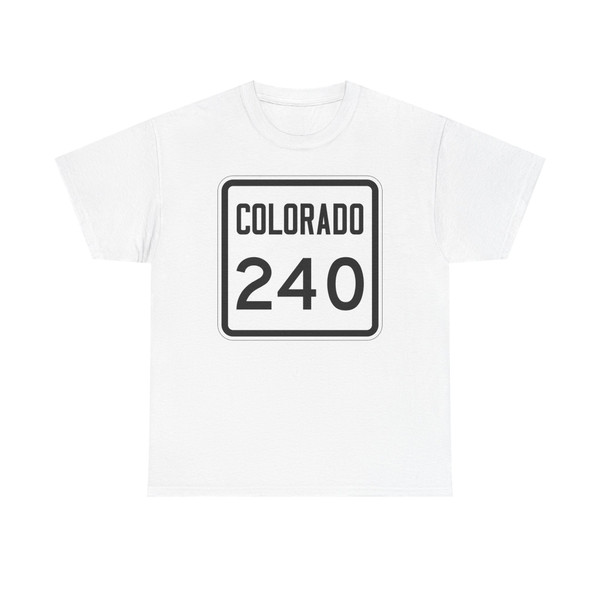Colorado 240 1946 (Colorado) (Road Sign) T-Shirt