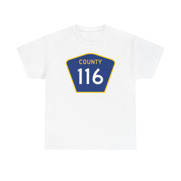County 116 MN (Minnesota) (Road Sign) T-Shirt