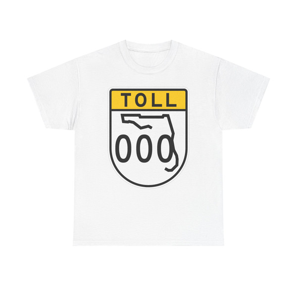 FL Route Shield Template Toll (Florida) (Road Sign) T-Shirt
