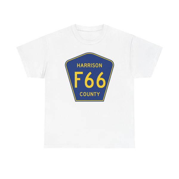Harrison County Route F66 IA (Iowa) (Road Sign) T-Shirt