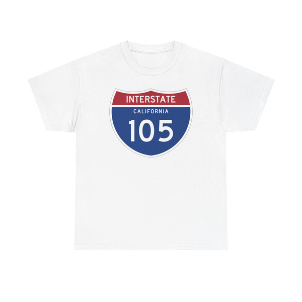I-105 CA (California) (Road Sign) T-Shirt