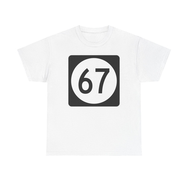 Iowa 67 (Iowa) (Road Sign) T-Shirt