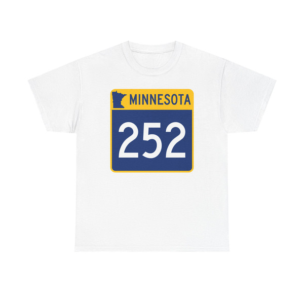MN-252 (Minnesota) (Road Sign) T-Shirt