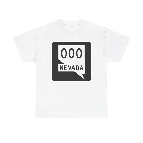 Nevada 000 nopath (Nevada) (Road Sign) T-Shirt
