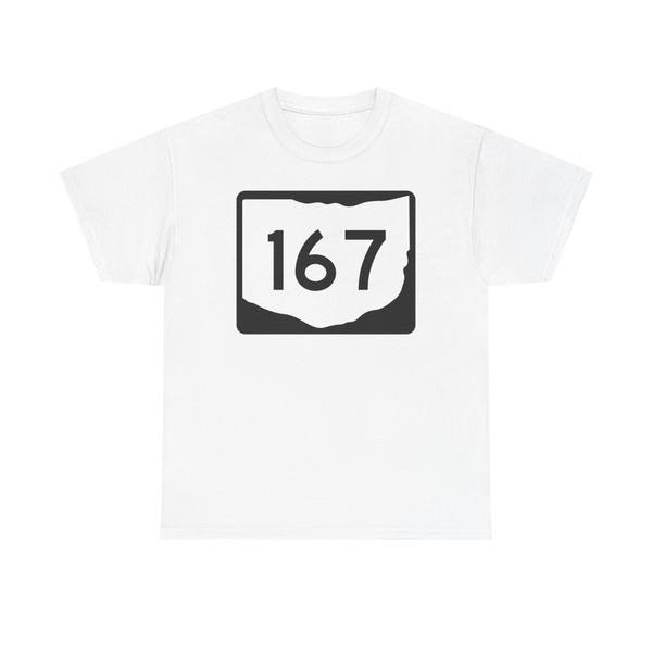 OH-167 (Ohio) (Road Sign) T-Shirt