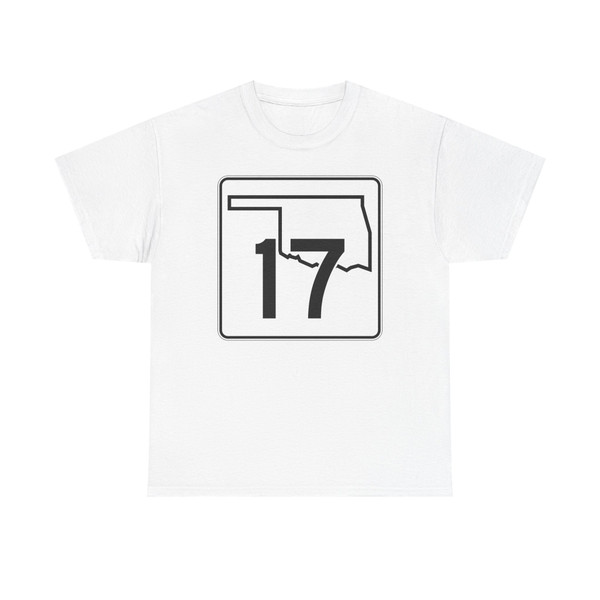 Oklahoma State Highway 17 (Oklahoma) (Road Sign) T-Shirt