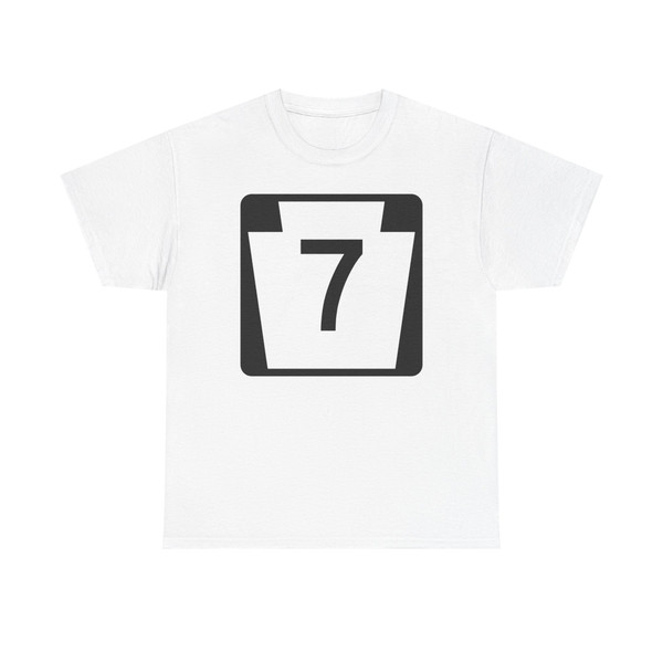 PA-7 (Pennsylvania) (Road Sign) T-Shirt