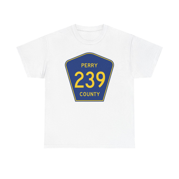Perry County 239 (Missouri) (Road Sign) T-Shirt
