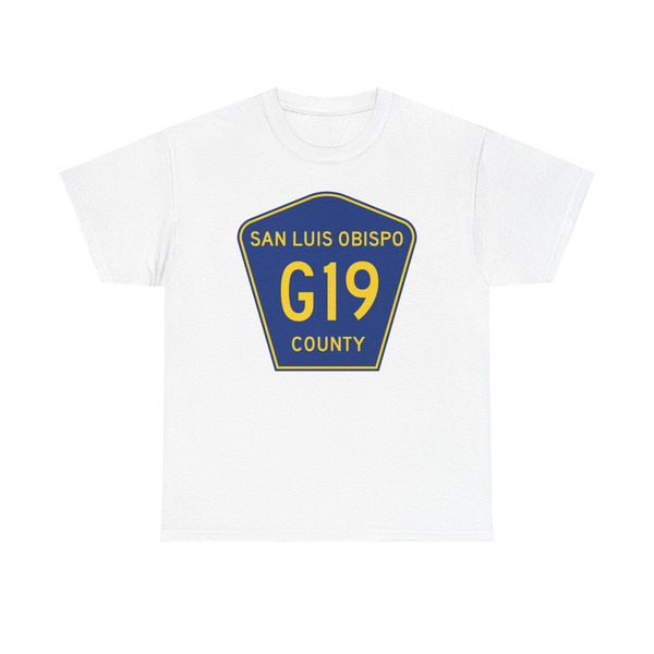 San Luis Obispo County G19 (California) (Road Sign) T-Shirt