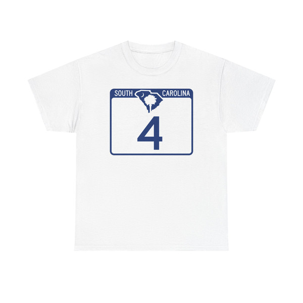 South Carolina 4 (South Carolina) (Road Sign) T-Shirt