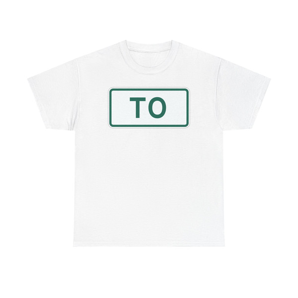 To plate Vermont (Vermont) (Road Sign) T-Shirt