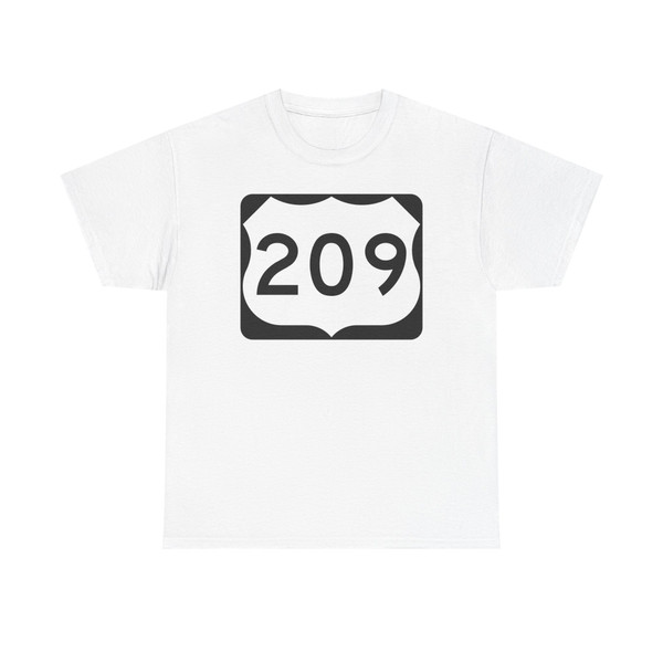 US 209 NY (New York) (Road Sign) T-Shirt