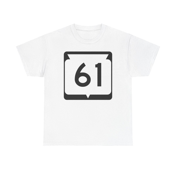 WIS 61 (Wisconsin) (Road Sign) T-Shirt